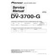 Cover page of PIONEER DV-3700-G Service Manual