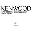 Cover page of KENWOOD DPX-4020MH4 Owner's Manual