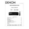 Cover page of DENON DCD3560 Owner's Manual