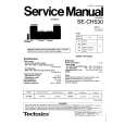 Cover page of TECHNICS SECH530 Service Manual
