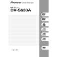 Cover page of PIONEER DV-S633A/BKXJ Owner's Manual