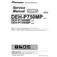 Cover page of PIONEER DEH-P750MPXN Service Manual