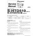 Cover page of PIONEER S-HTD510-B/XMD/UC Service Manual