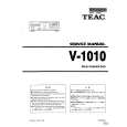 Cover page of TEAC V-1010 Service Manual