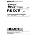 Cover page of PIONEER RS-D7R-2/EW5 Service Manual