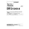 Cover page of PIONEER DRU124X8 Service Manual