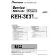 Cover page of PIONEER KEH-3031/XM/EE Service Manual
