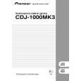 Cover page of PIONEER CDJ-1000MK3/WYSXJ5 Owner's Manual