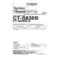 Cover page of PIONEER CT-S830S/G Service Manual