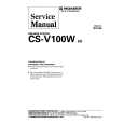 Cover page of PIONEER CSV100W ES Service Manual