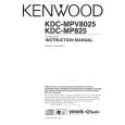 Cover page of KENWOOD KDC-MP825 Owner's Manual