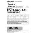 Cover page of PIONEER DVR-545H-S/WYXK5 Service Manual