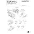 Cover page of KENWOOD KCA-R71FM Service Manual