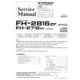 Cover page of PIONEER FH-2716ZF-02/X1HUC Service Manual