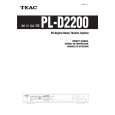Cover page of TEAC PLD2200 Owner's Manual