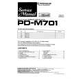 Cover page of PIONEER PDM701 Service Manual