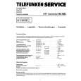 Cover page of TELEFUNKEN HA990 Service Manual