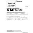 Cover page of PIONEER X-MT4000/DDXCN Service Manual