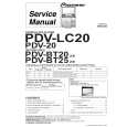 Cover page of PIONEER PDV-20/ZL Service Manual