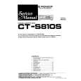 Cover page of PIONEER CT-S810S Service Manual