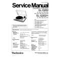 Cover page of TECHNICS SLQ202/K Service Manual