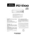 Cover page of PIONEER PD5100 Owner's Manual