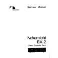 Cover page of NAKAMICHI BX2 Service Manual