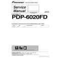Cover page of PIONEER PDP-6020FD/KUCXC Service Manual