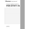 Cover page of PIONEER VSX-D1011-G/NKXJI Owner's Manual