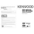 Cover page of KENWOOD KDV-MP3346 Owner's Manual