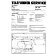Cover page of TELEFUNKEN CR 100 Service Manual