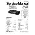 Cover page of TECHNICS SA190/L Service Manual