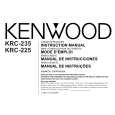 Cover page of KENWOOD KRC225 Owner's Manual