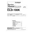 Cover page of PIONEER CLD100K Service Manual