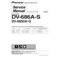 Cover page of PIONEER DV-686A-S/RTXTL Service Manual