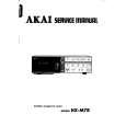 Cover page of AKAI HXM7R Service Manual