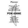 Cover page of PIONEER PDK-5006E Owner's Manual