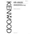 Cover page of KENWOOD KR-V8020 Owner's Manual