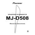 Cover page of PIONEER MJ-D508/SDXJ Owner's Manual