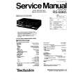 Cover page of TECHNICS RSB965 Service Manual