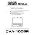 Cover page of ALPINE CVA1005R Service Manual