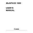 Cover page of CANON MULTIPASS 1000 Owner's Manual