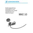 Cover page of SENNHEISER MKE 10 Owner's Manual