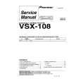 Cover page of PIONEER VSX-108 Service Manual
