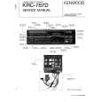 Cover page of KENWOOD KRC787D Service Manual