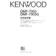 Cover page of KENWOOD DMF-7003 Owner's Manual