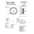 Cover page of KENWOOD KFC105E Service Manual