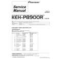 Cover page of PIONEER KEHP8900R Service Manual