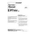 Cover page of PIONEER SP770V XC Service Manual