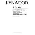 Cover page of KENWOOD LZ-7500 Owner's Manual